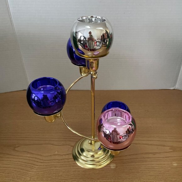 House Of Lloyd Spiral Advent Candle Holder Cups Christmas Around the World 1994 - Picture 3 of 10